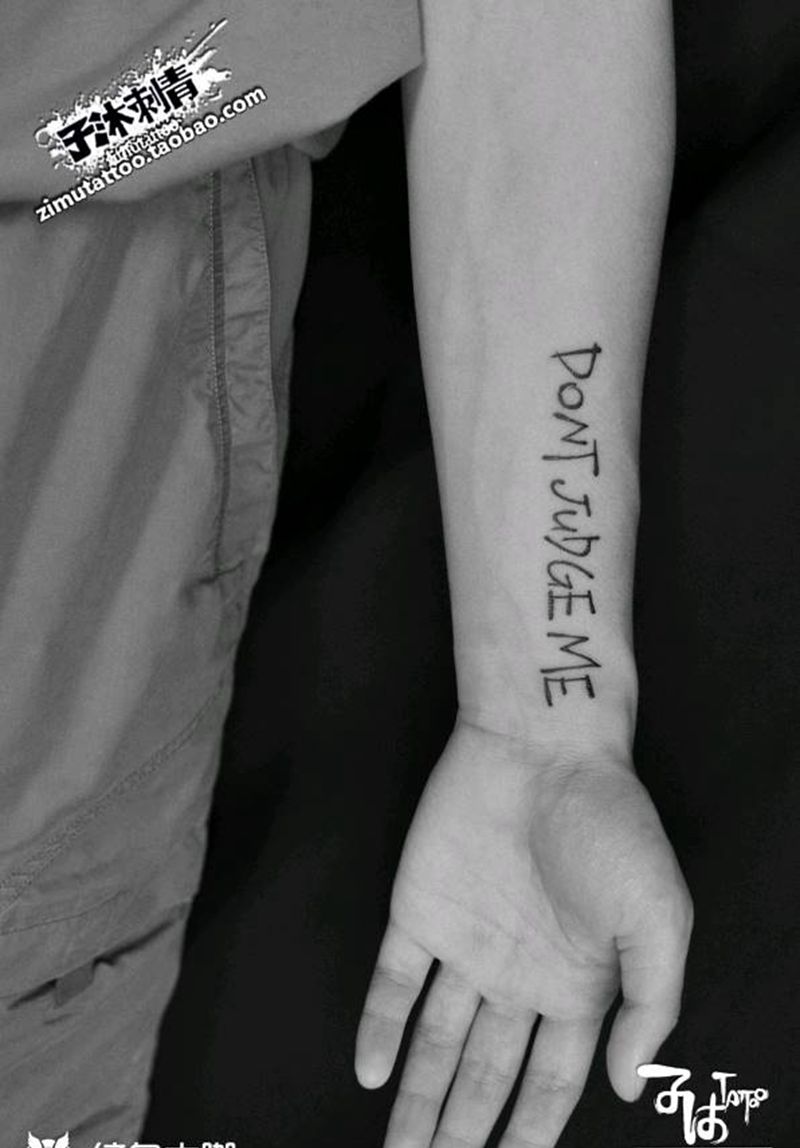 字纹身图片