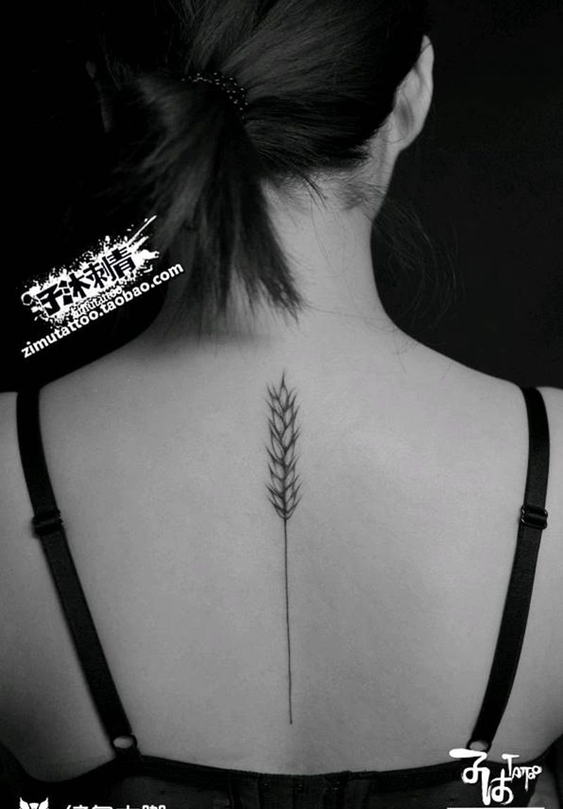 麦芒纹身图片_成品纹身图案