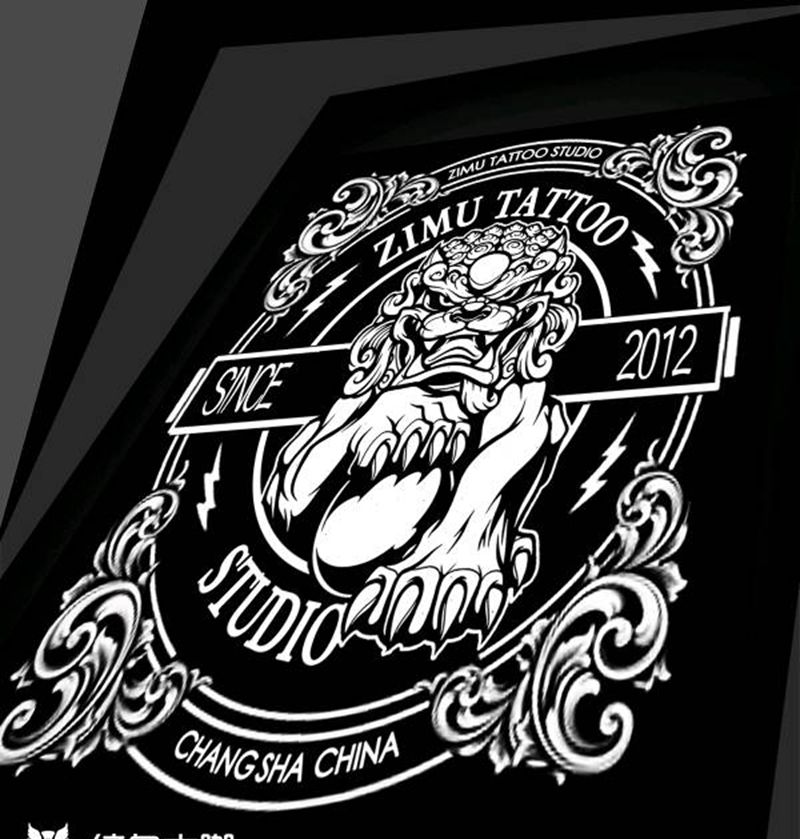 设计海报纹身图片_花体字纹身图案