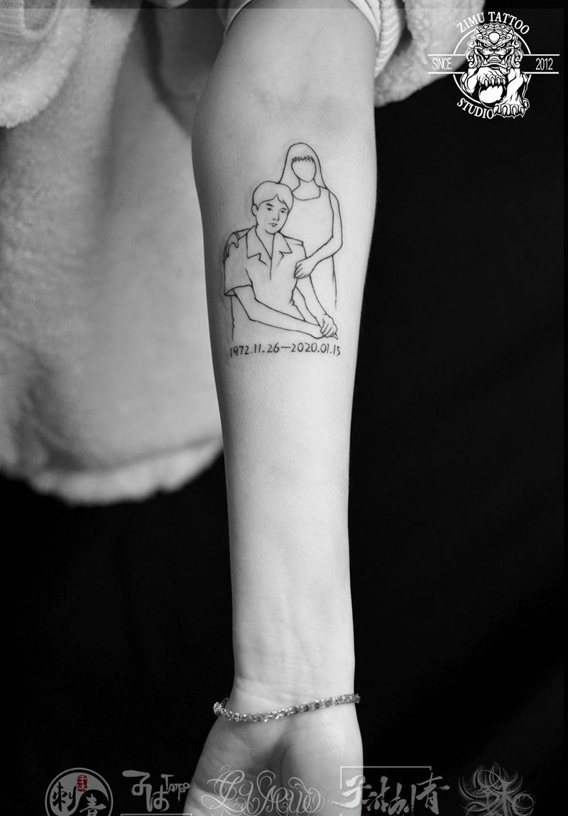 简笔画纹身图片_几何纹身图案