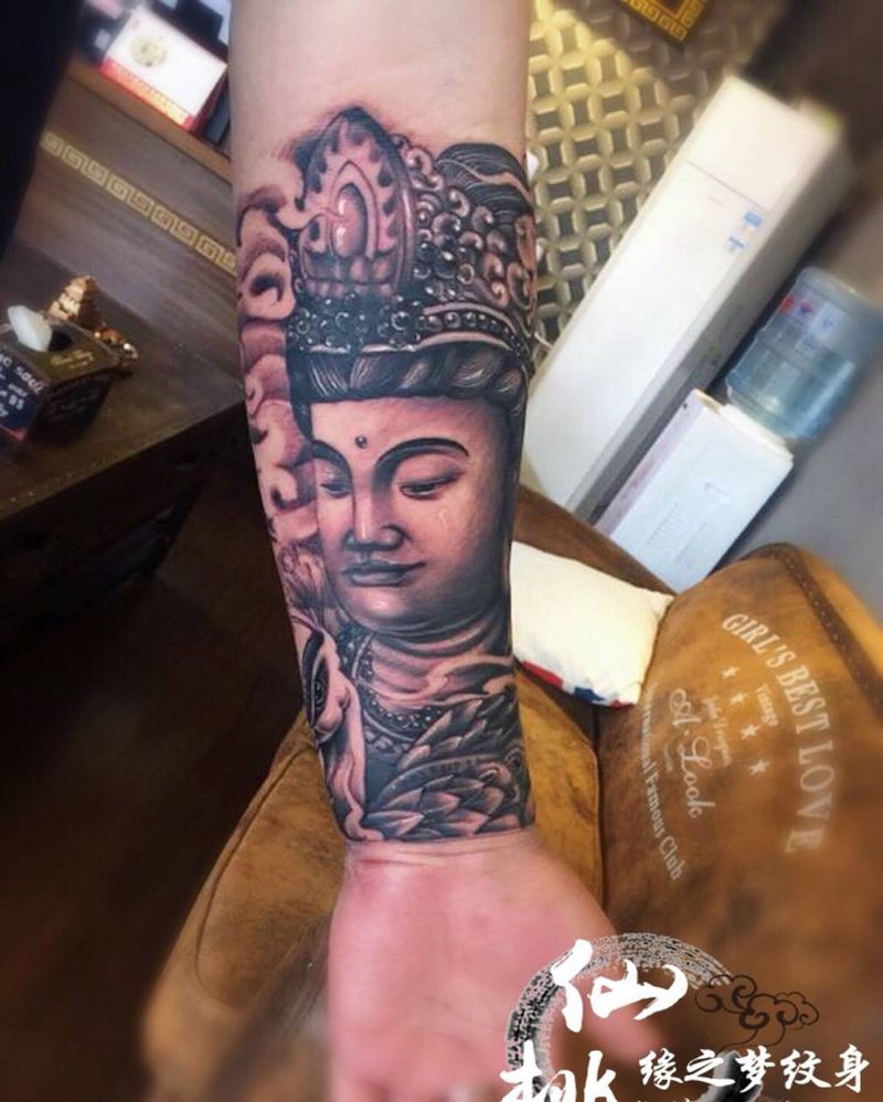 佛纹身图片