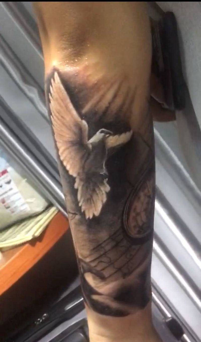 一帆风顺纹身图片