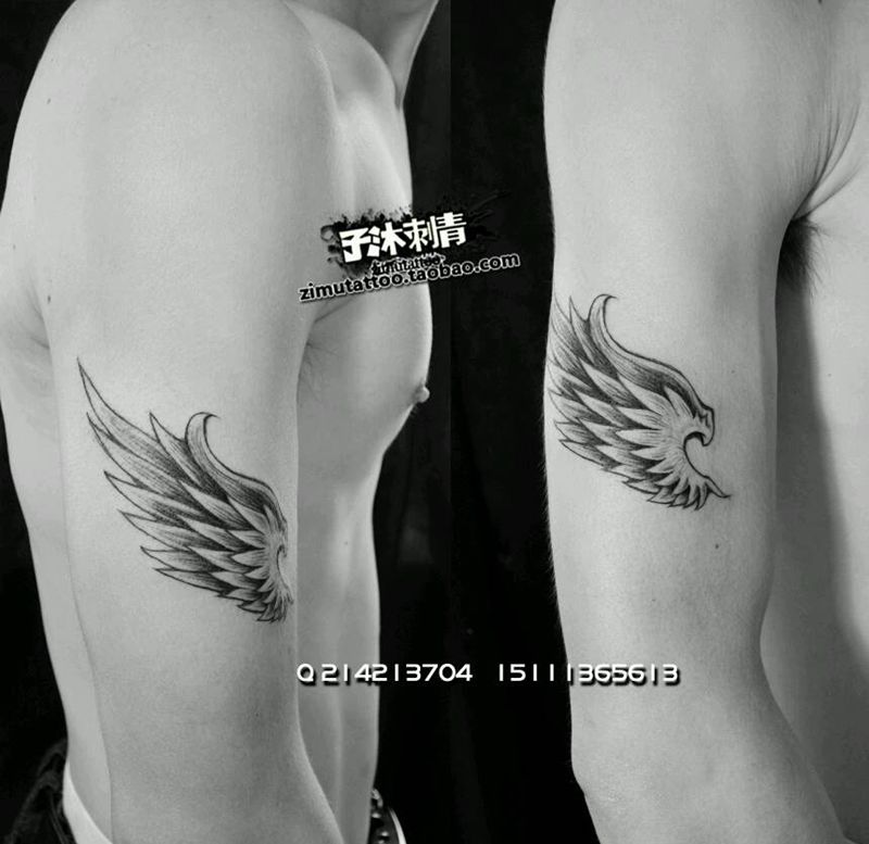 飞翔纹身图片