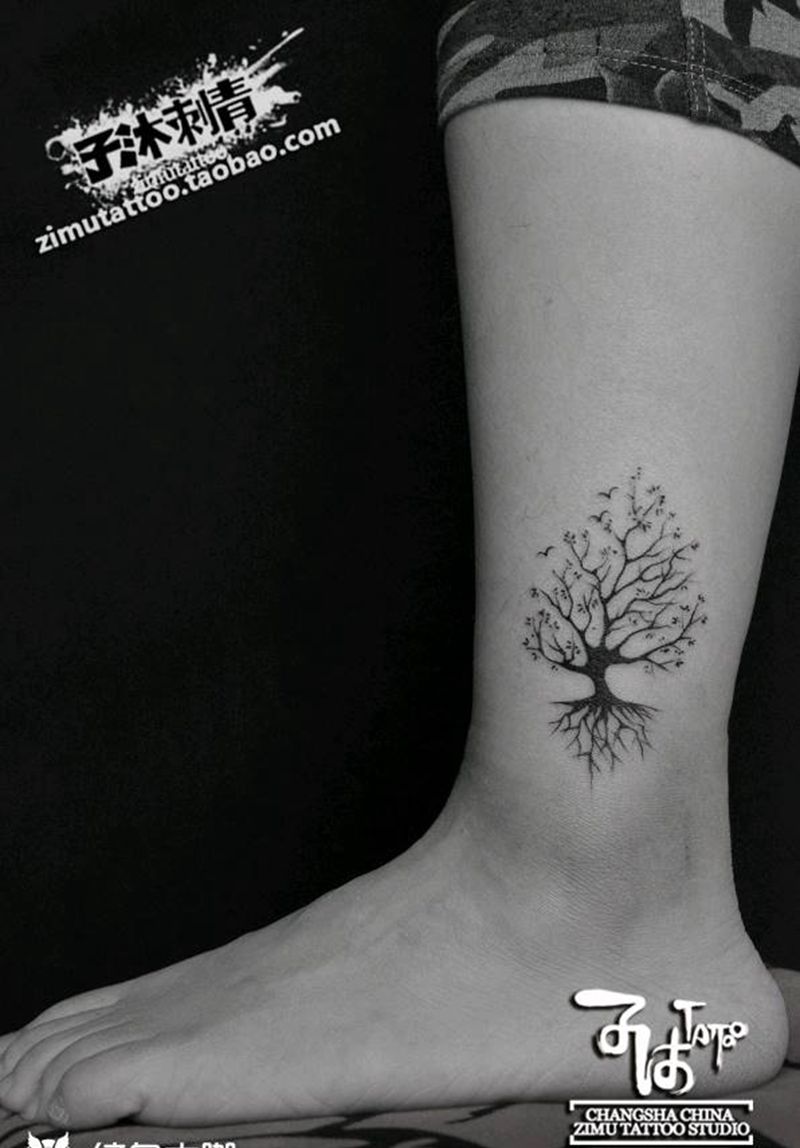 树纹身图片