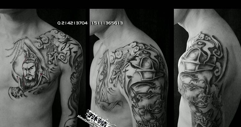 秦始皇(前259年—前210年纹身图片