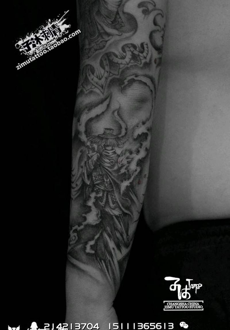 仙侠 狐妖 耗时3.5纹身图片