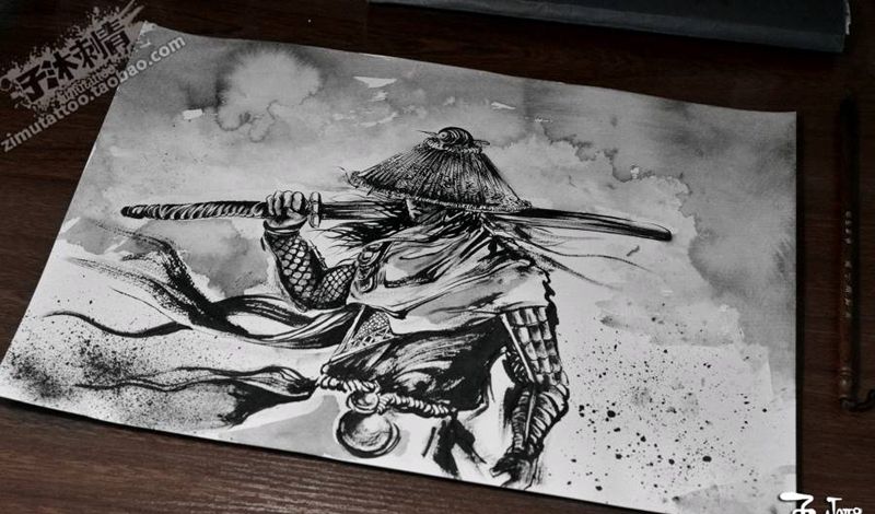 生从命子游 死闻侠骨香…纹身图片_手稿插画纹身图案