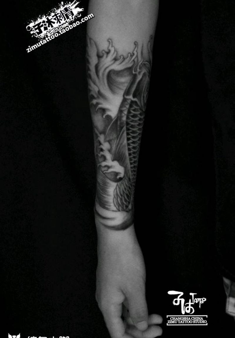 小臂纹身图片