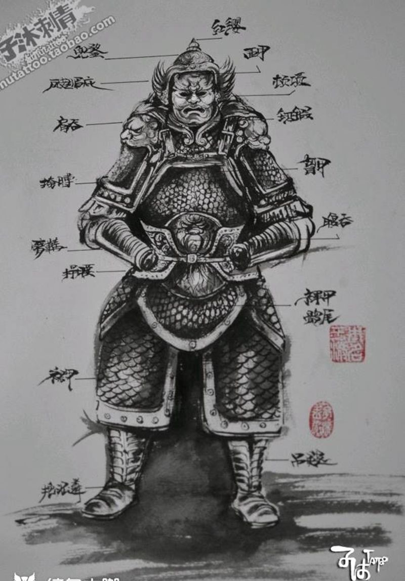 武经总要 中国古代盔甲纹身图片