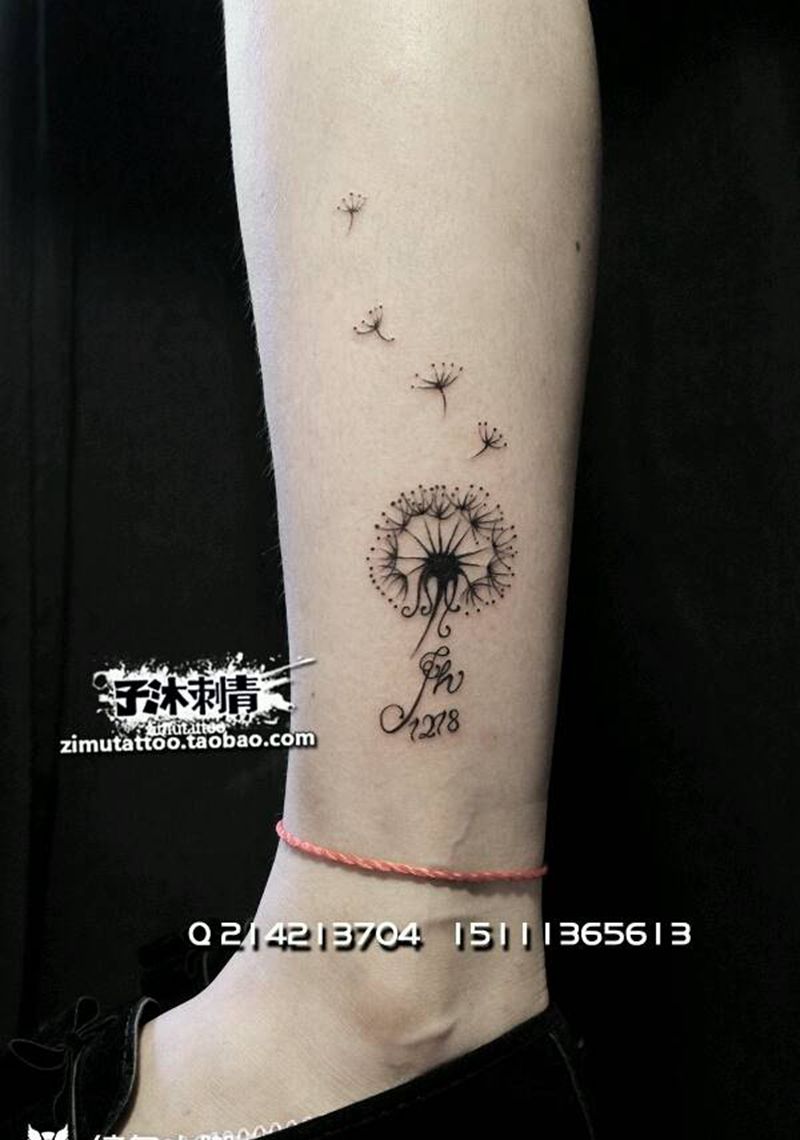 蒲公英的约定纹身图片