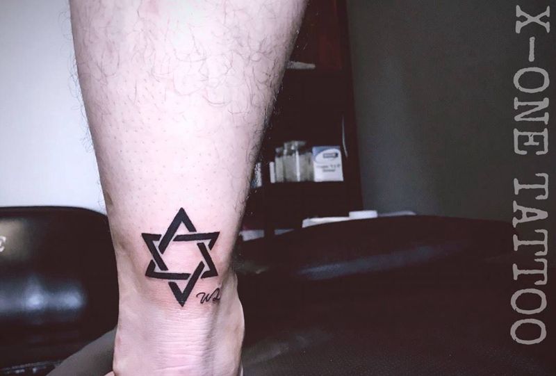 六芒星一枚 /纹身图片