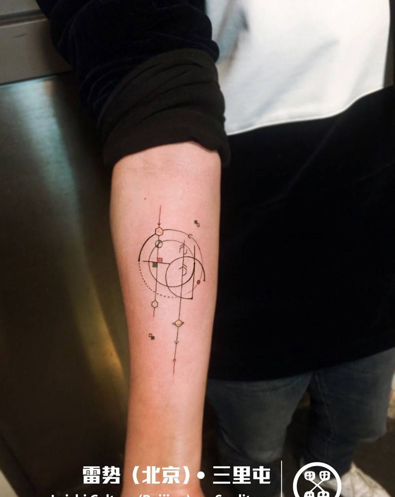 线纹身图片