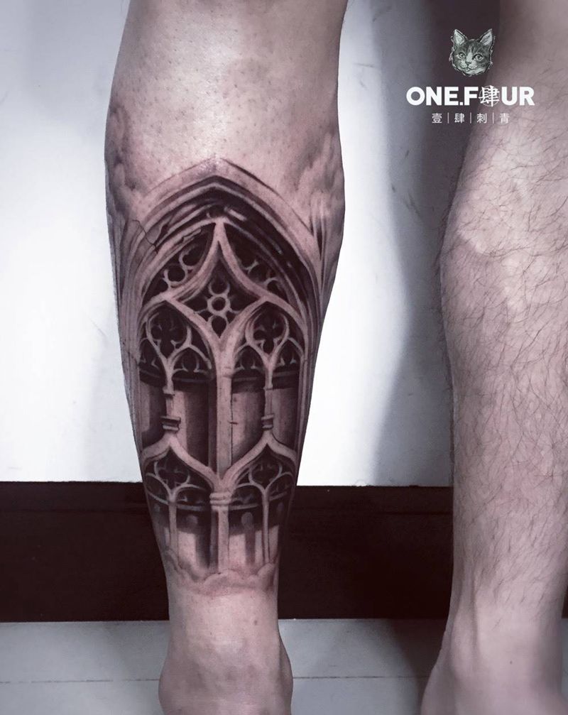 未完成纹身图片