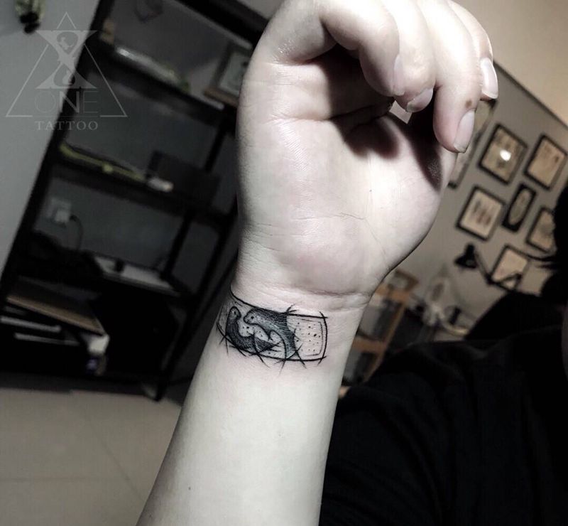 修改纹身纹身图片_手部纹身图案