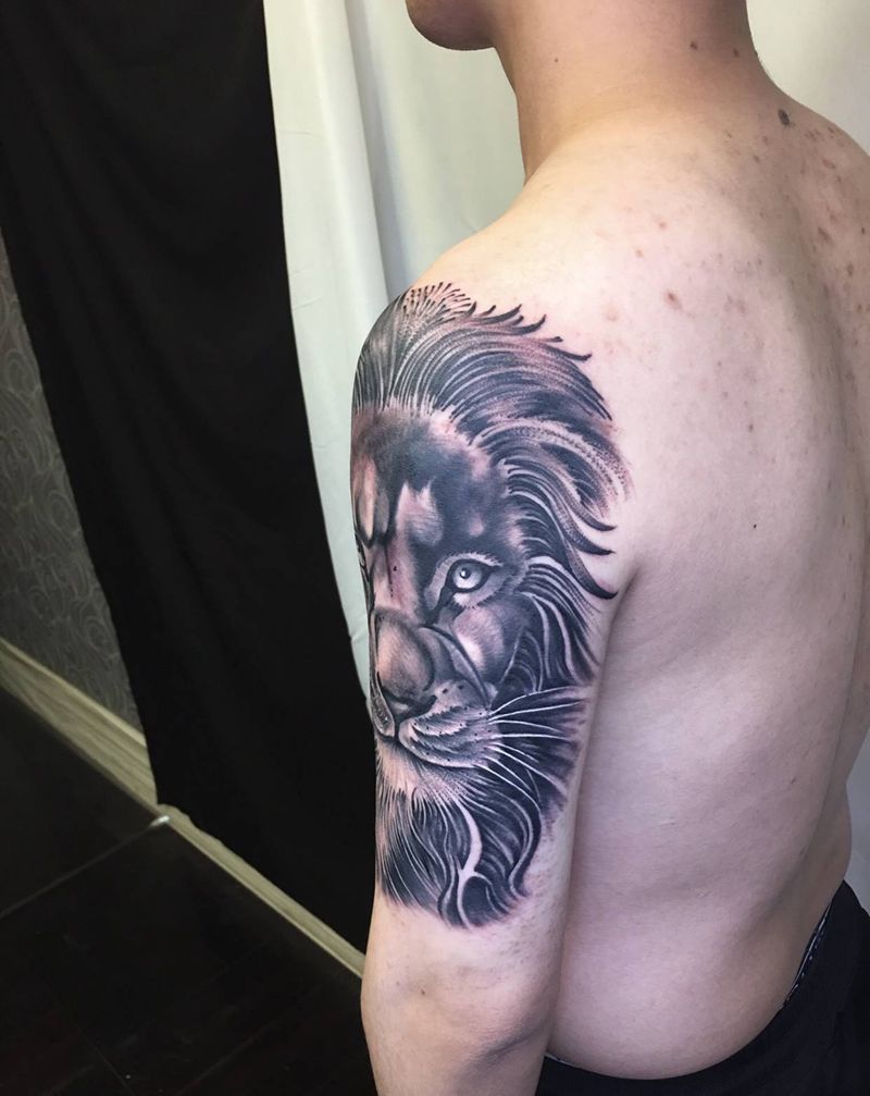 锡纸烫大波浪，造型师：托尼老师纹身图片_手臂欧美写实纹身图案