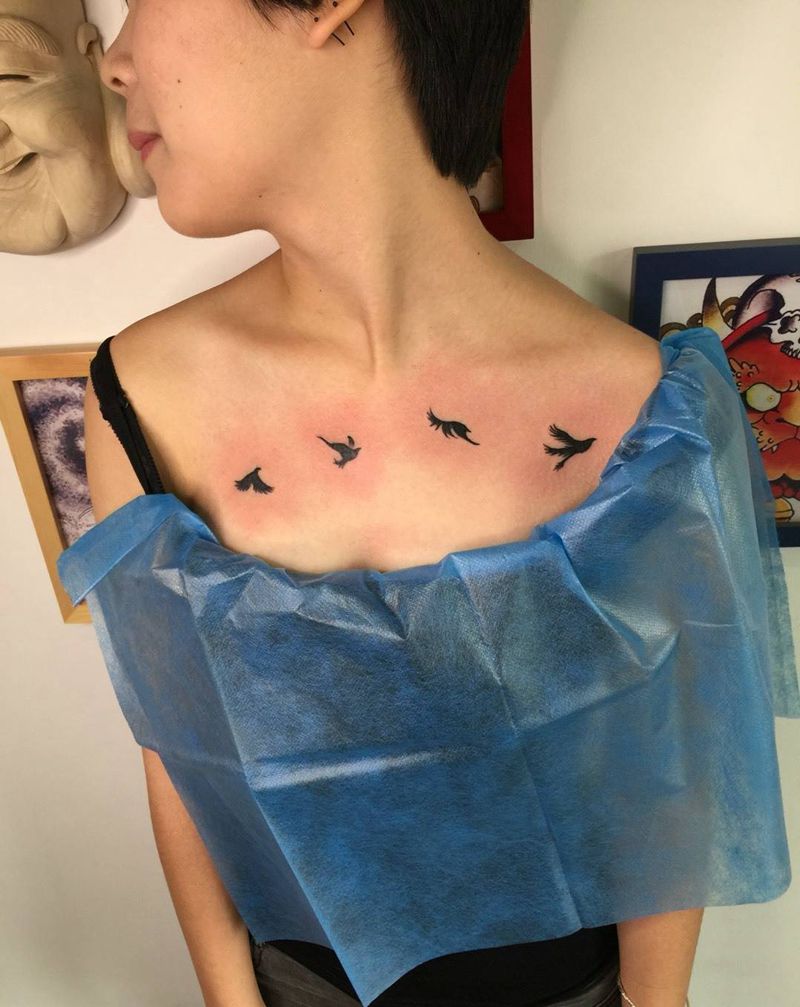 小鸟纹身图片