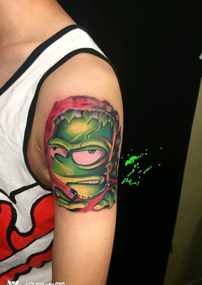 辛普森纹身图片