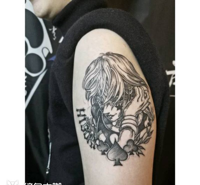 全职猎人hisoka 变态美学纹身图片