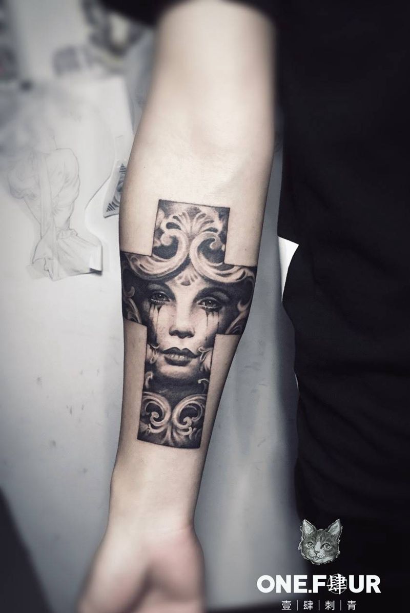 欧美风纹身图片