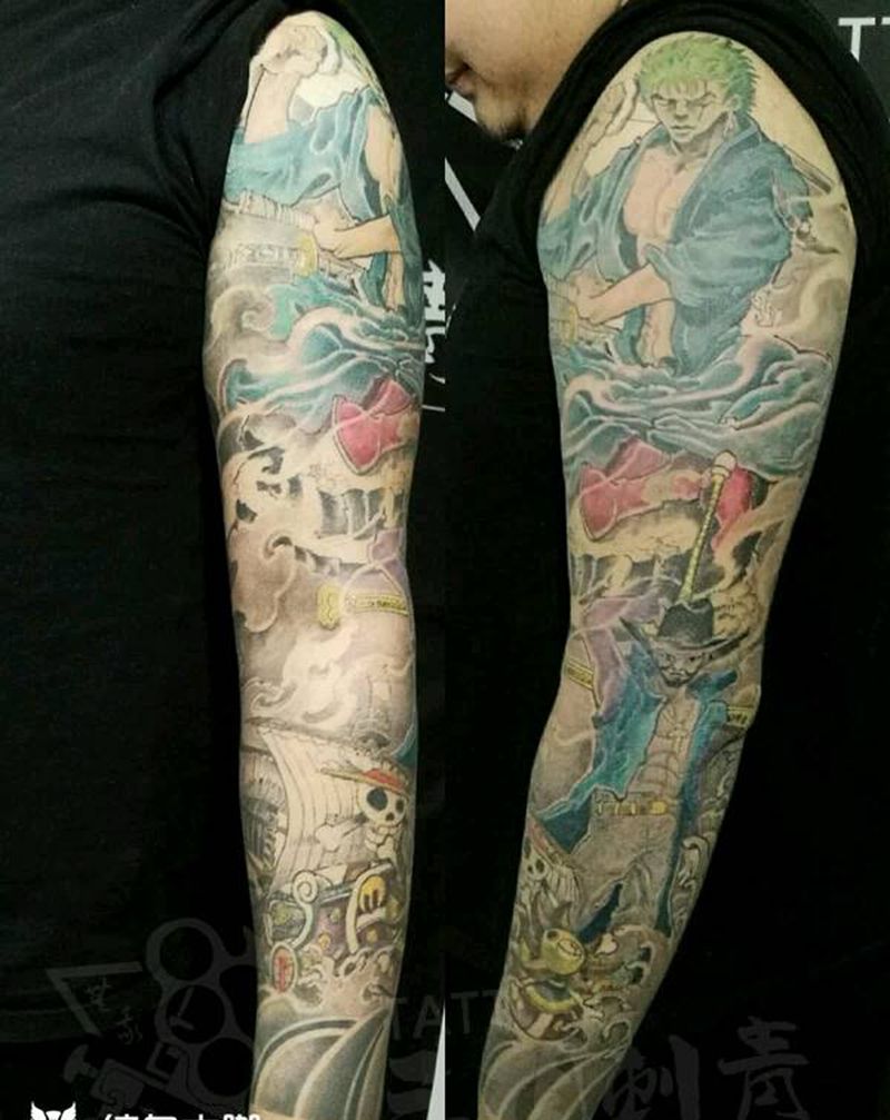 原创海贼王未完 还有一次纹身图片