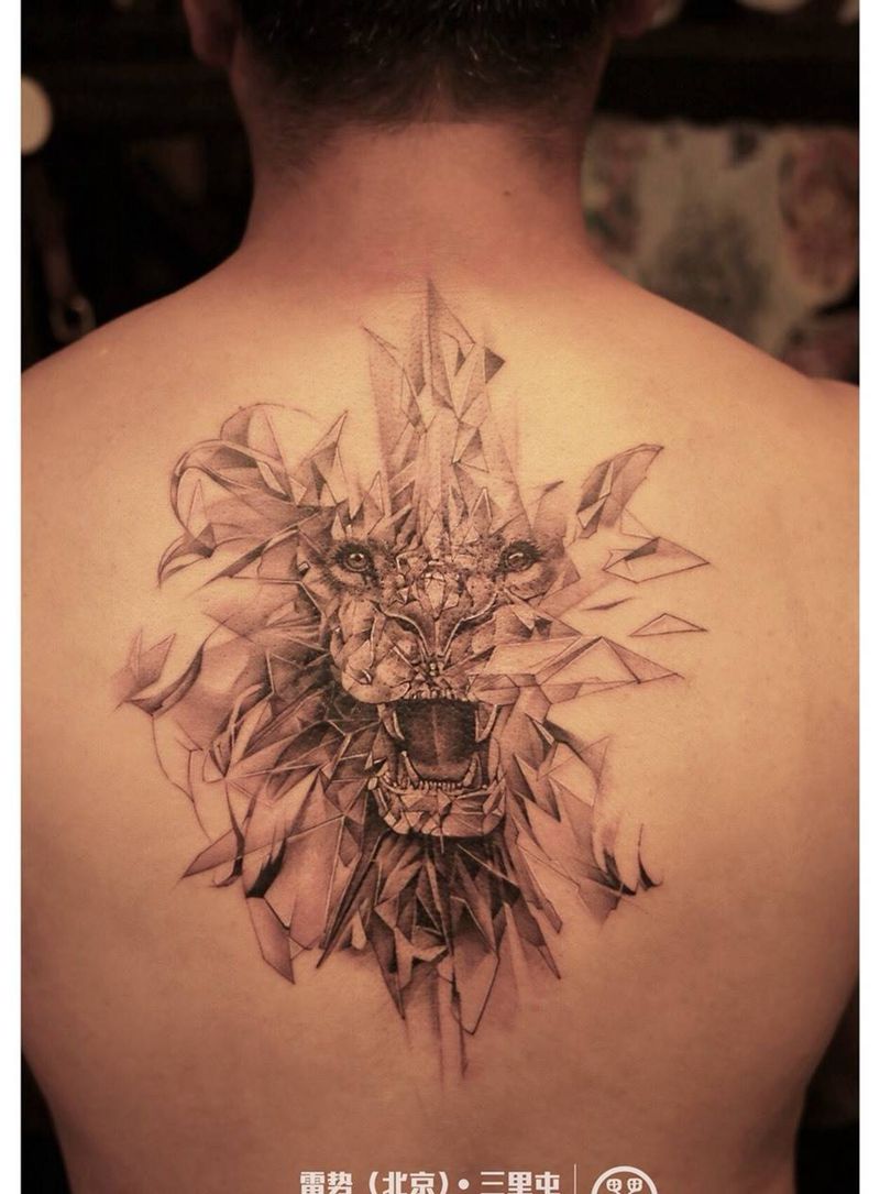 玻璃渣纹身图片