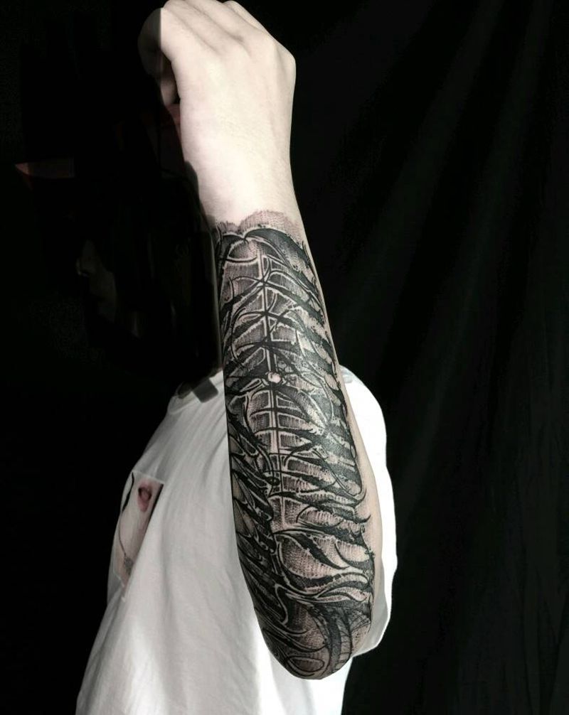 应顾客要求不露脸纹身图片