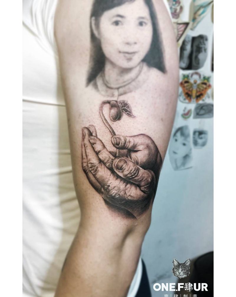 手纹身图片