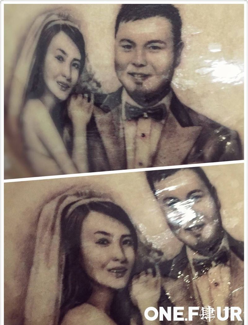 婚纱照纹身图片