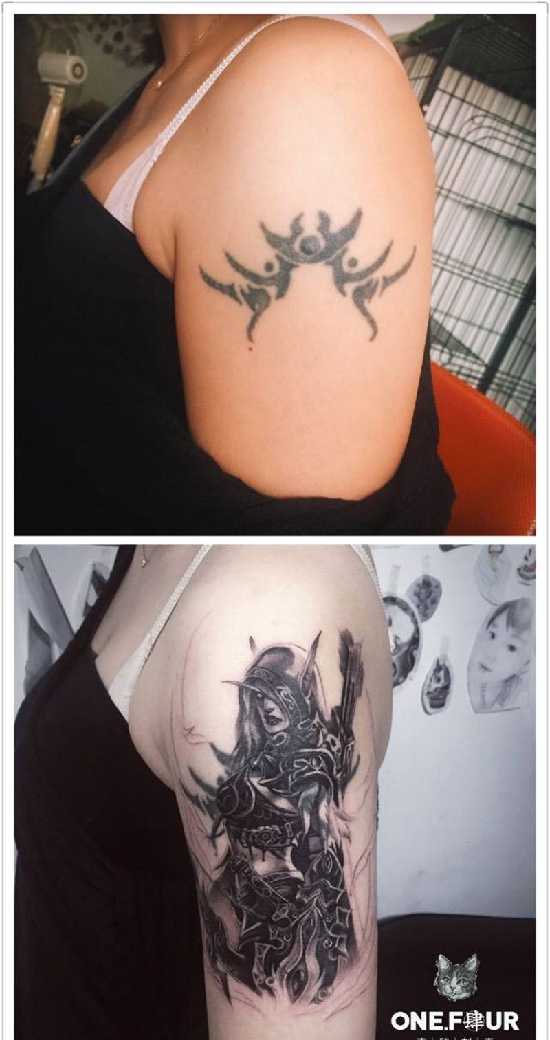 希女王纹身图片