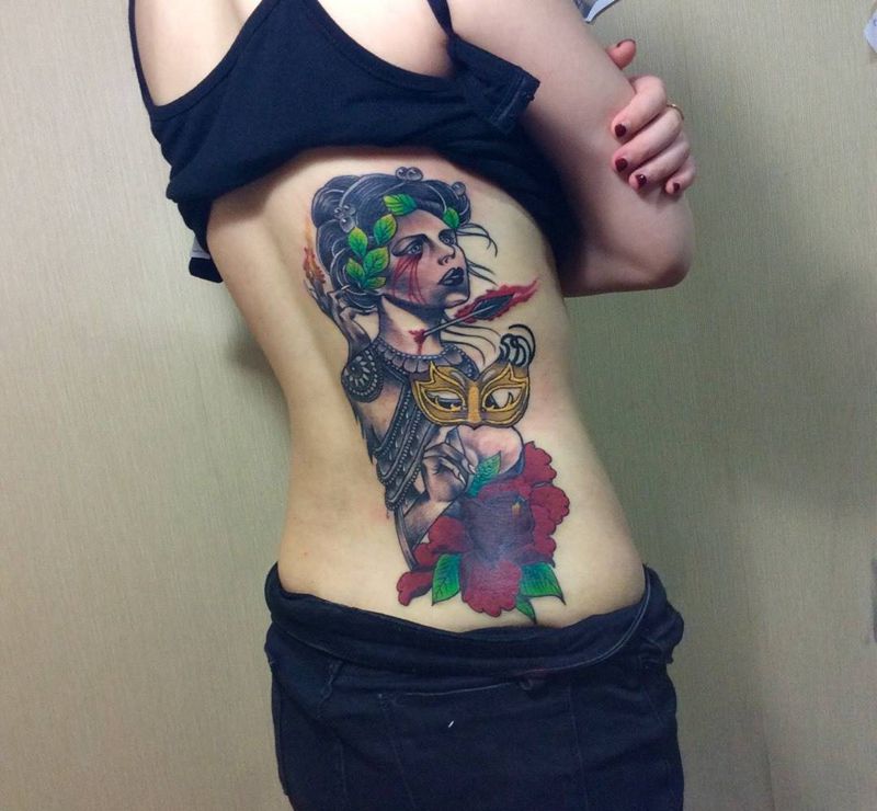 覆盖失败纹身，之前的旧纹身忘拍了纹身图片