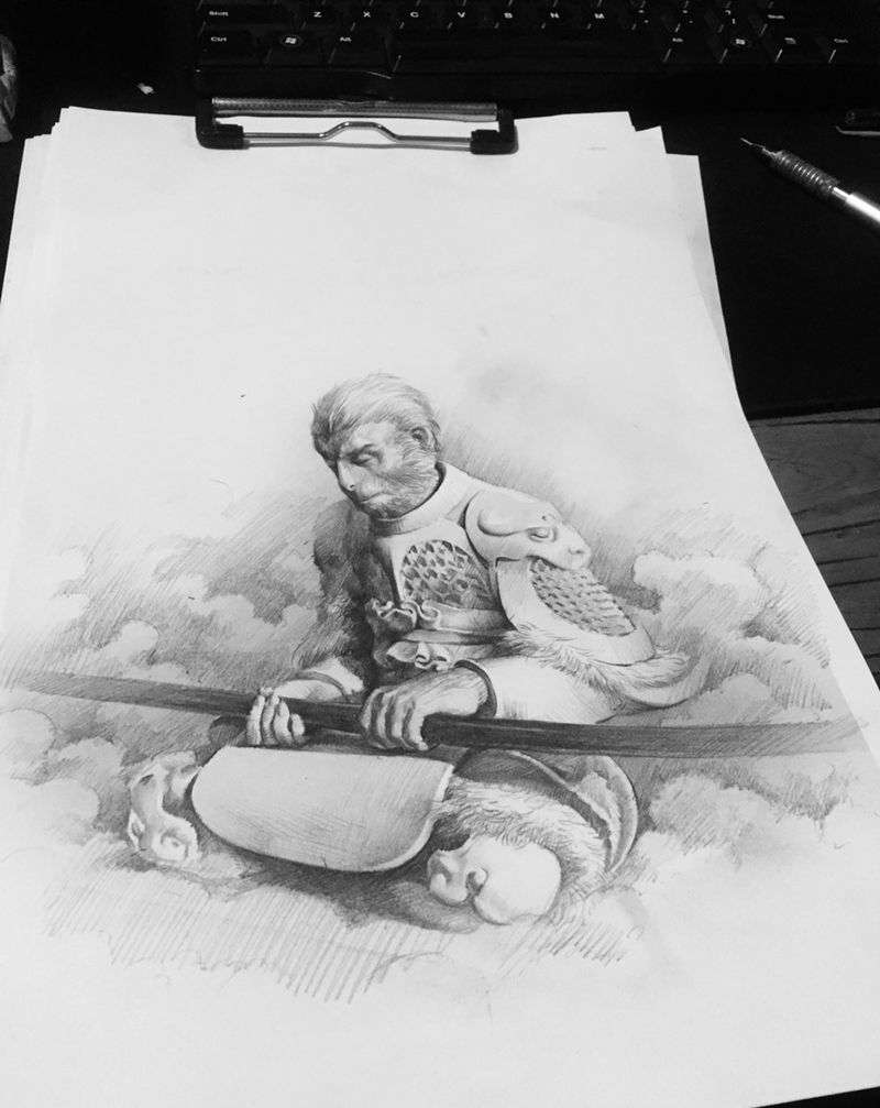 斗战圣佛纹身图片