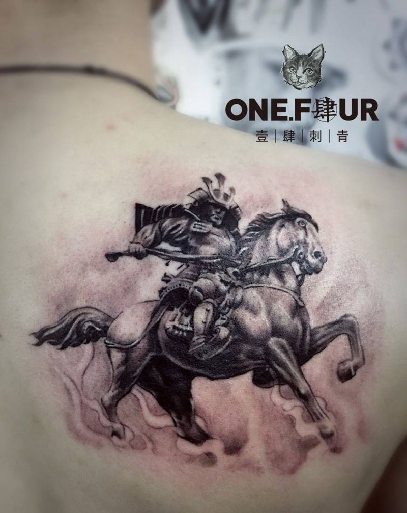 战神纹身图片_写实纹身图案