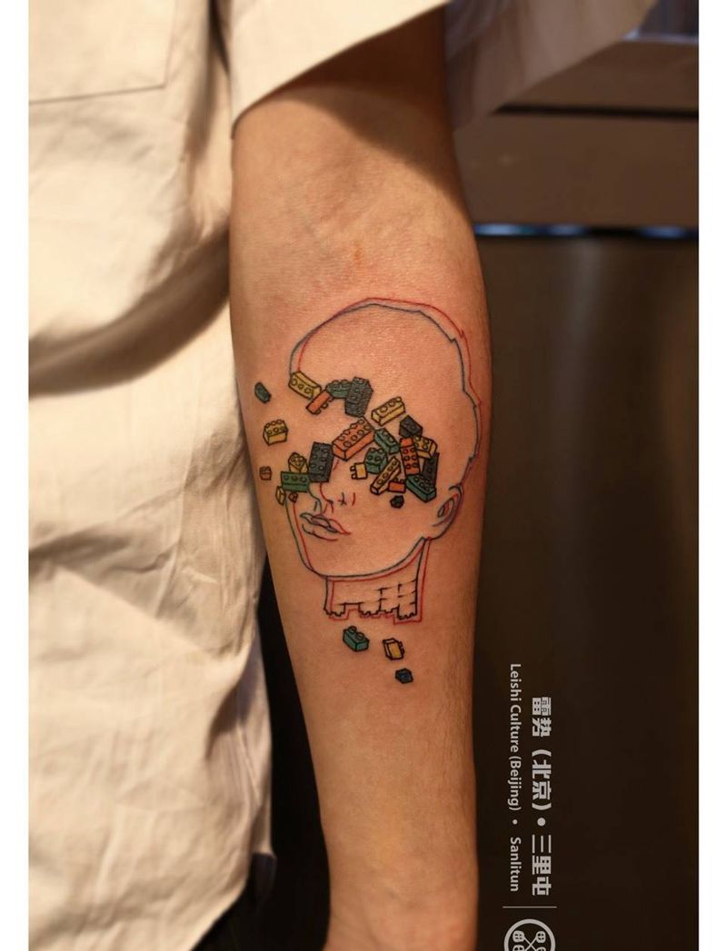 乐高纹身图片