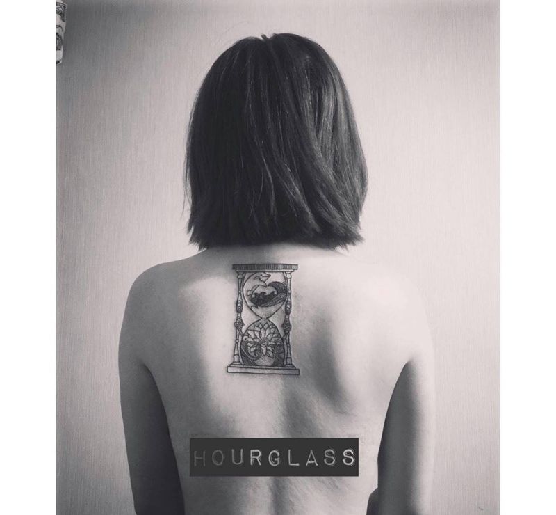 顾客自拍的纹身图片