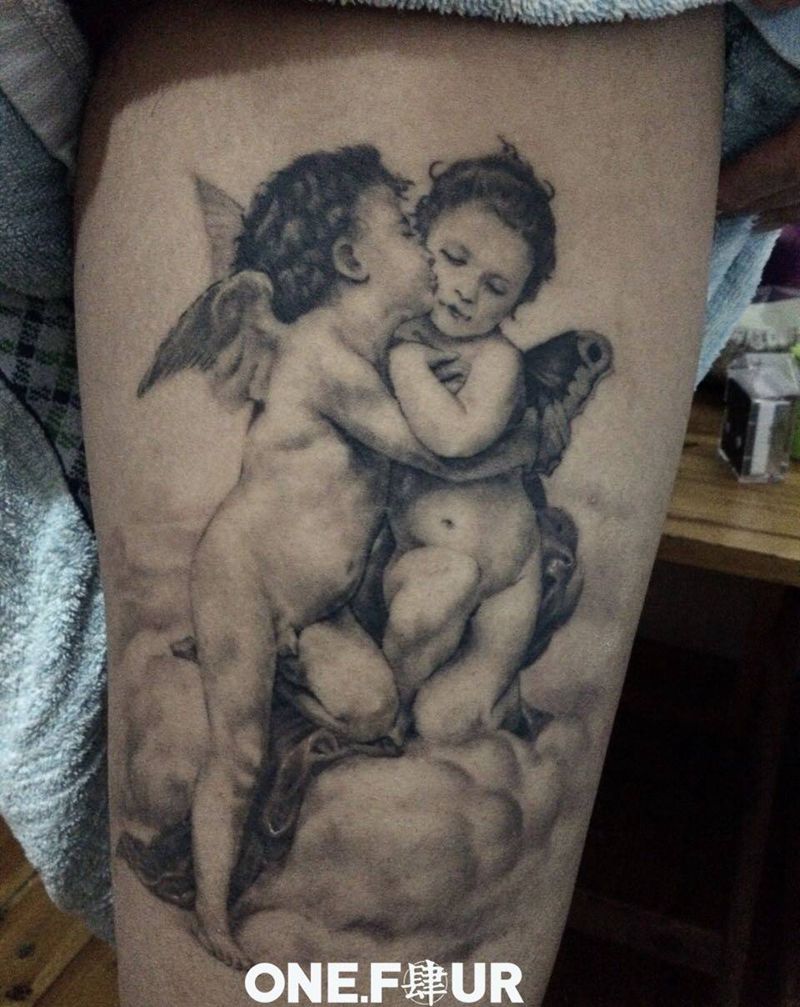 丘比特纹身图片