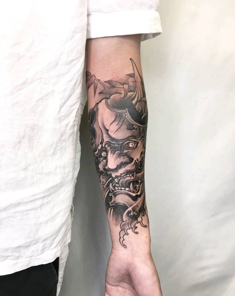 般若纹身图片_新传统纹身图案