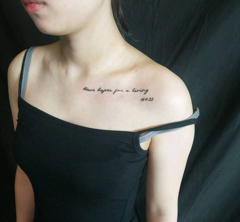 小清新纹身图片