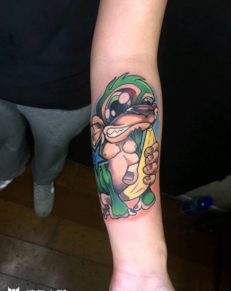 还是猴子纹身图片