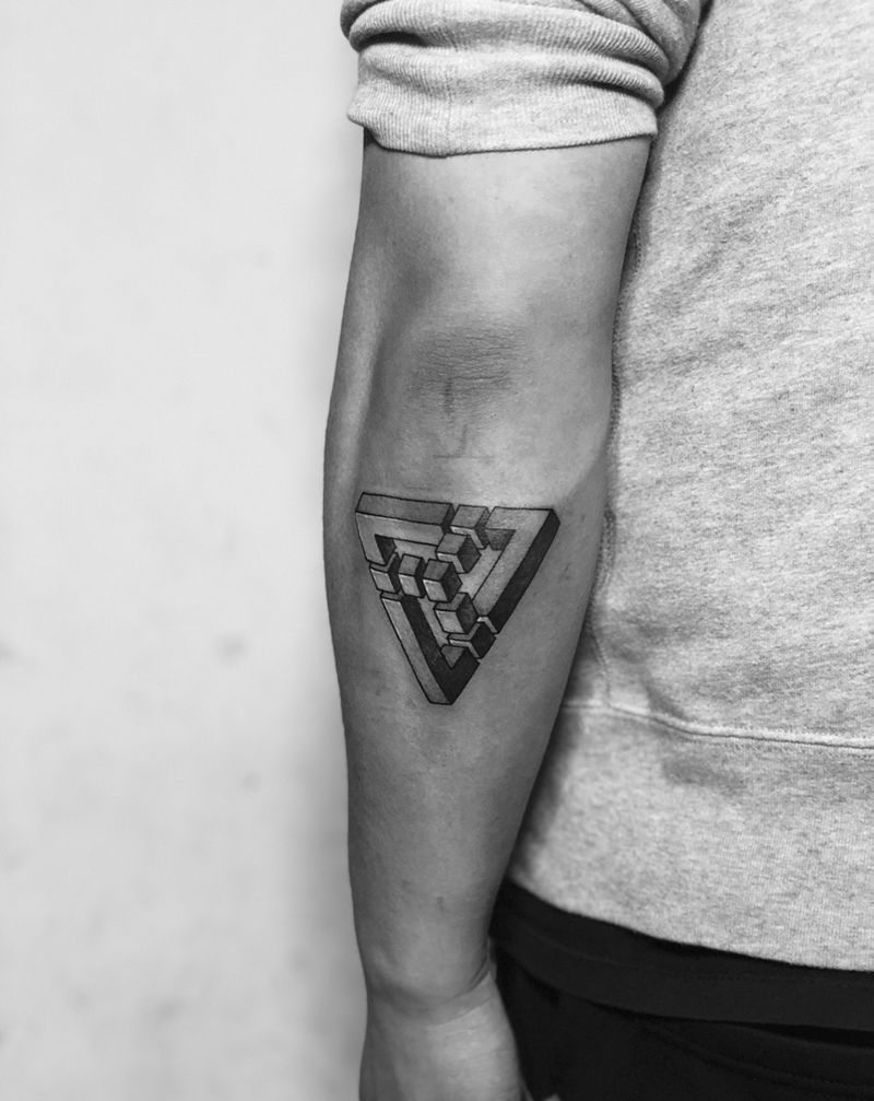 几何纹身图片