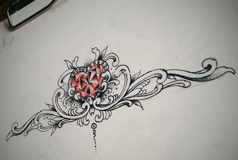 （原创）•少女心纹身图片