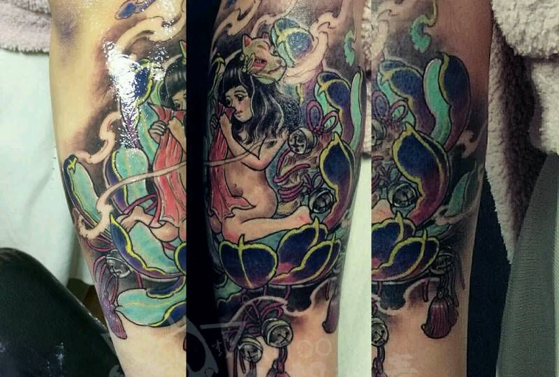 原创 小狐仙诞生记纹身图片