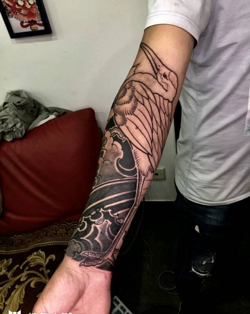 未完成纹身图片