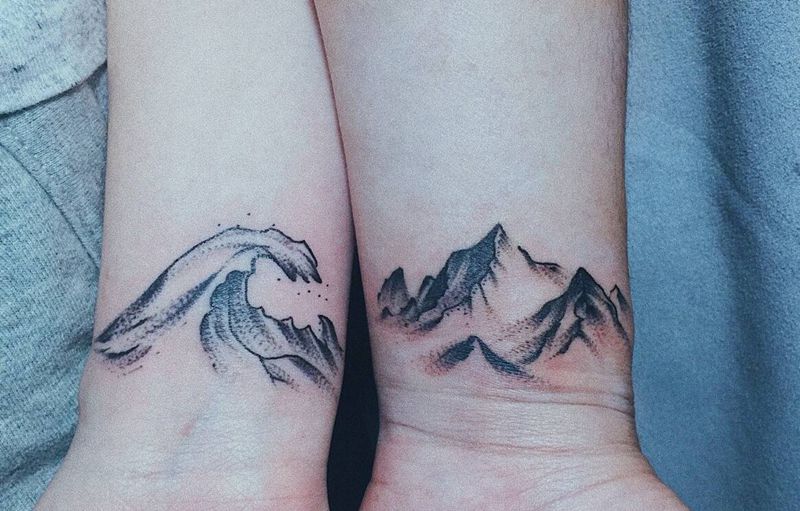 顾客自带图纹身图片