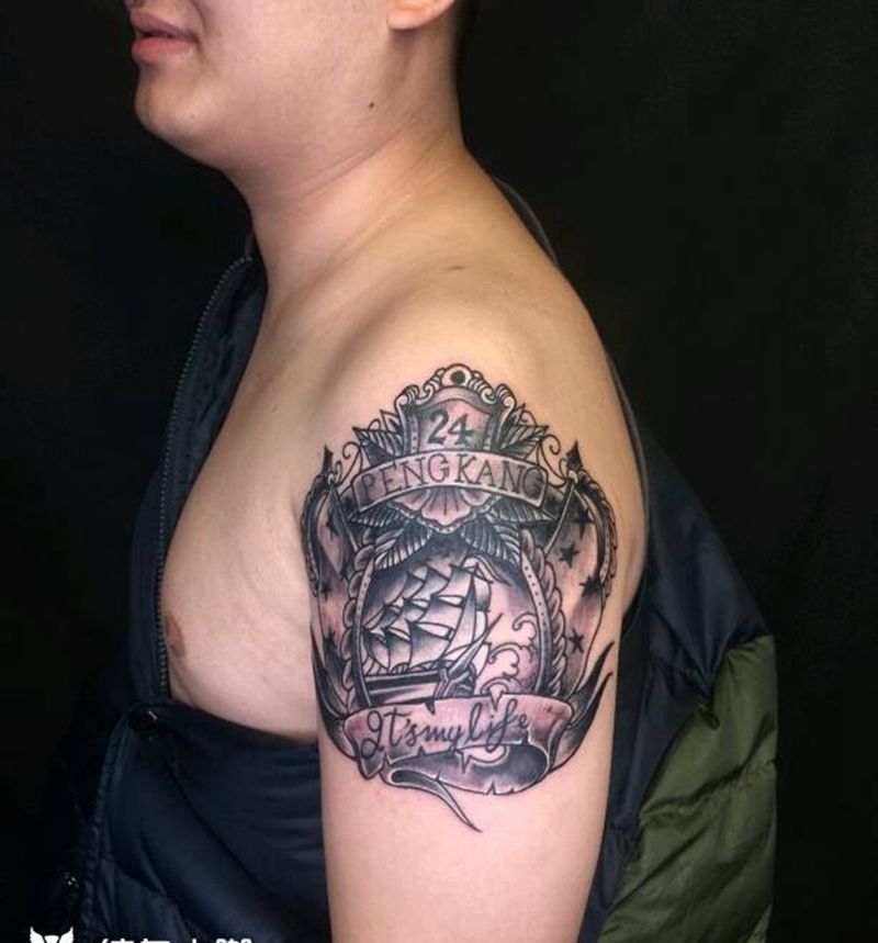 一帆风顺纹身图片