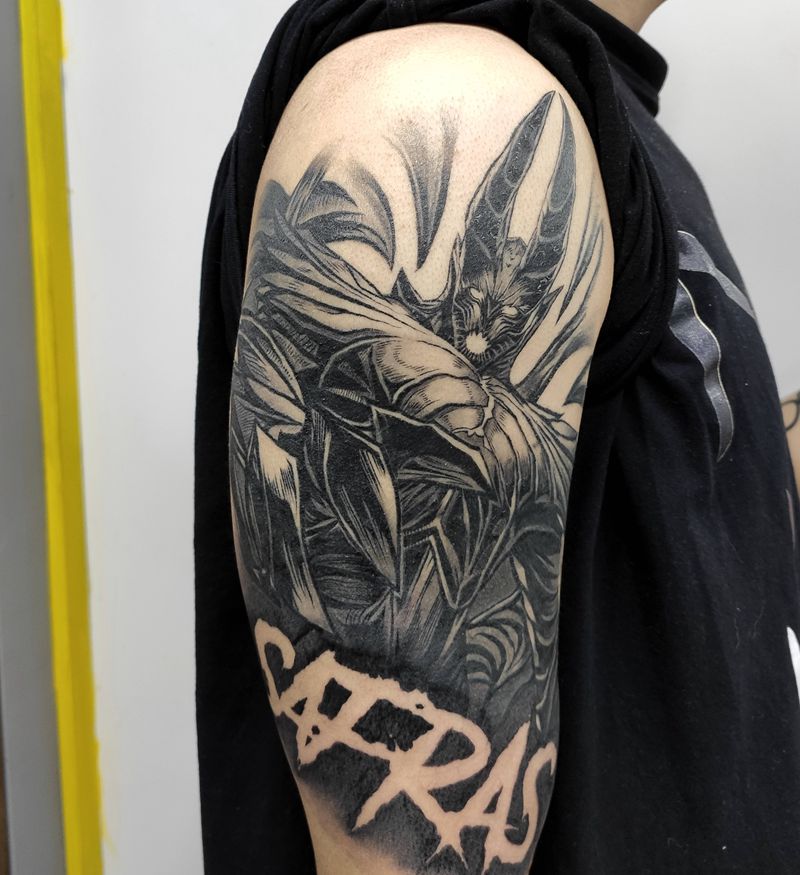 dota纹身图片_手臂纹身图案