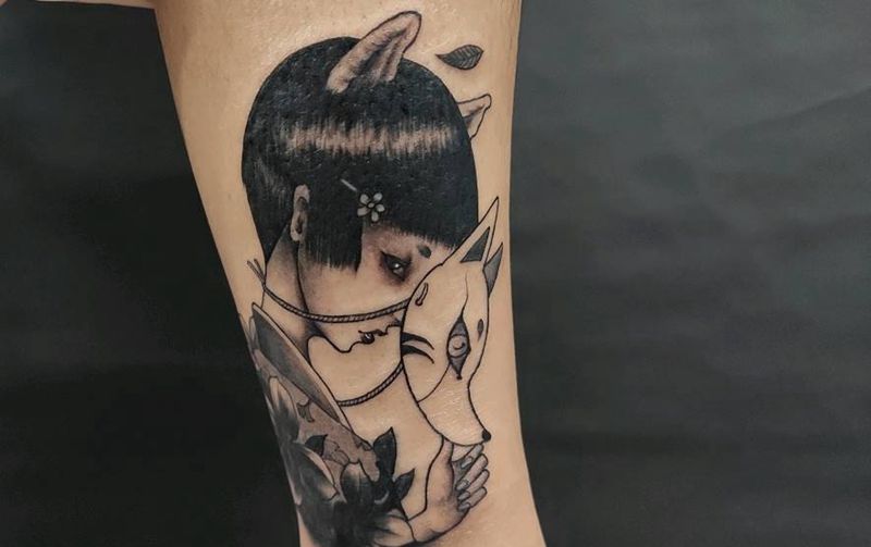 小图纹身图片_脚部纹身图案