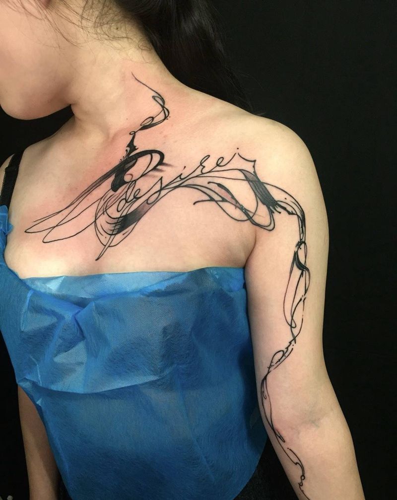 顾客自带图纹身图片