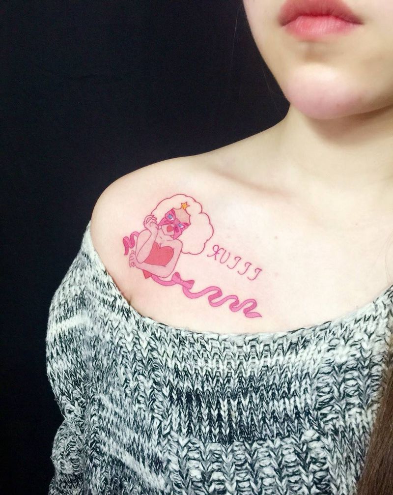 卡通小图纹身图片