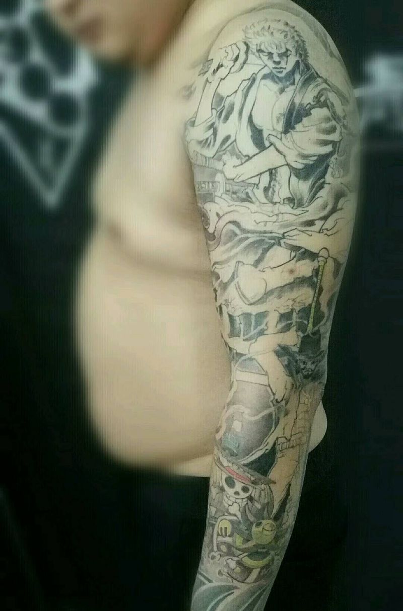 原创海贼第二次 未完。纹身图片