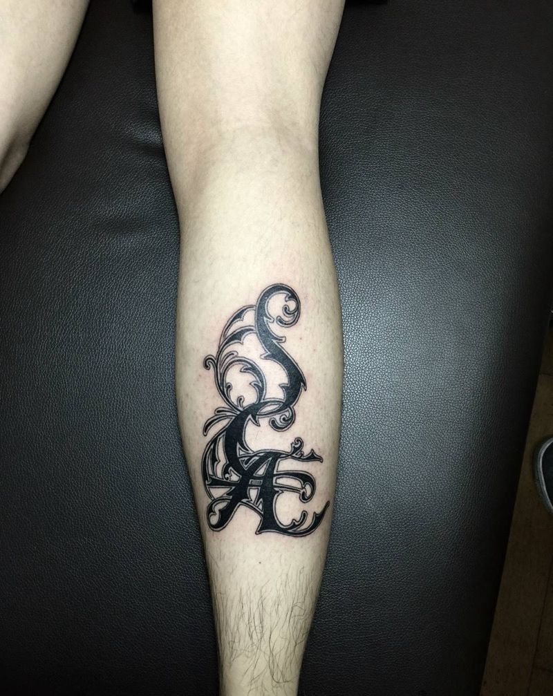 写了个字纹身图片